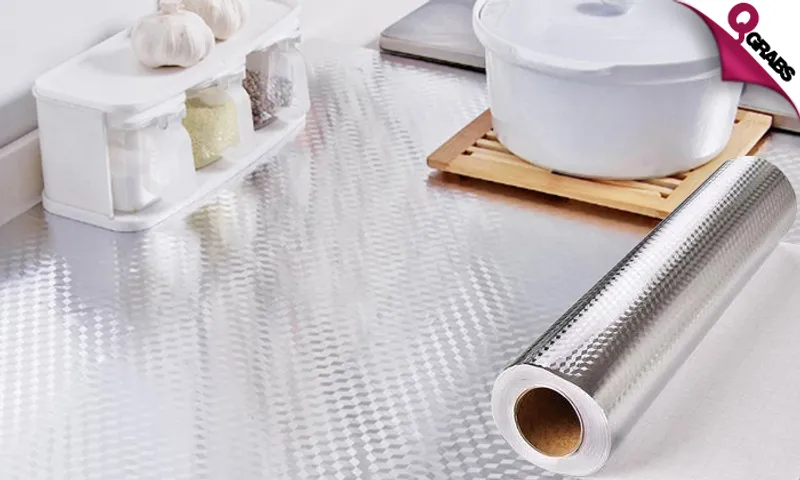 Oil-Proof Aluminum Foil Sticker!